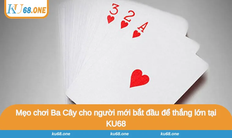 Mẹo chơi Ba Cây cho người mới bắt đầu để thắng lớn tại KU68