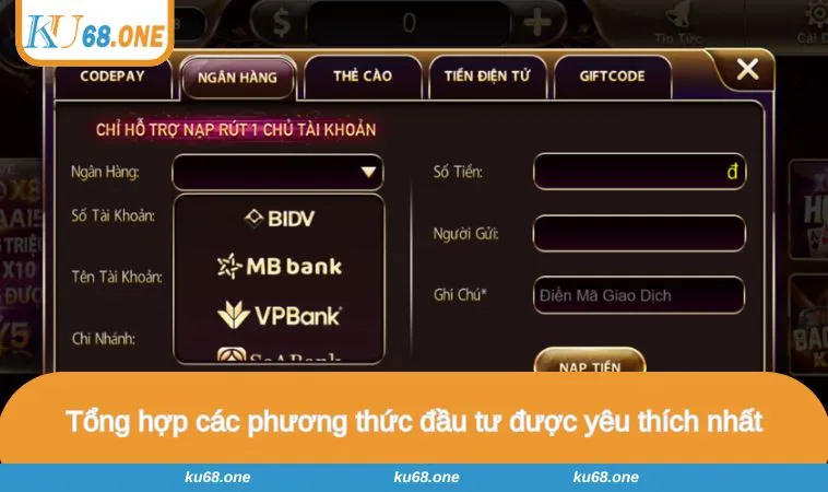 Tổng hợp các phương thức đầu tư được yêu thích nhất