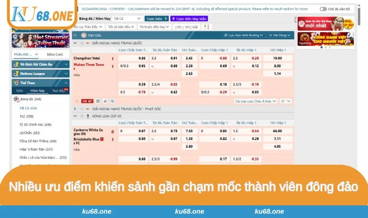 Nhiều ưu điểm khiến sảnh gần chạm mốc thành viên đông đảo
