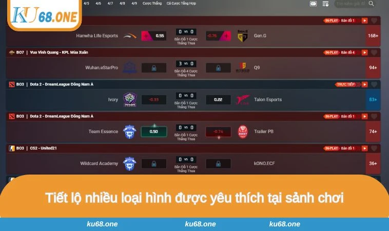 Tiết lộ nhiều loại hình được yêu thích tại sảnh chơi