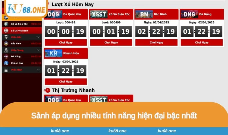 Sảnh áp dụng nhiều tính năng hiện đại bậc nhất